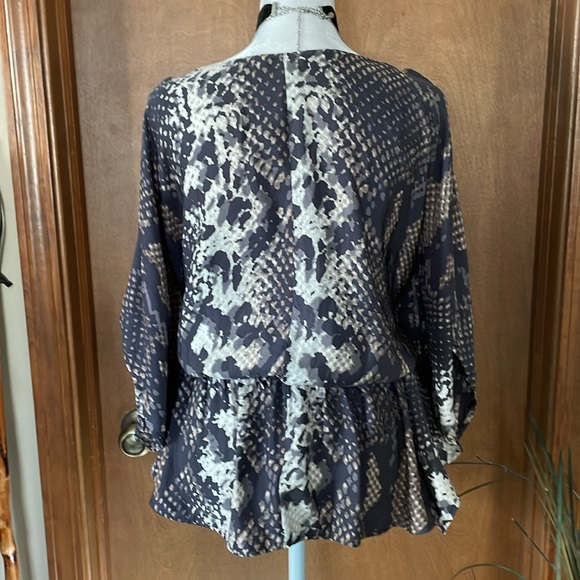 Python Print Batwing Blouse by Express - Picture 12 of 16